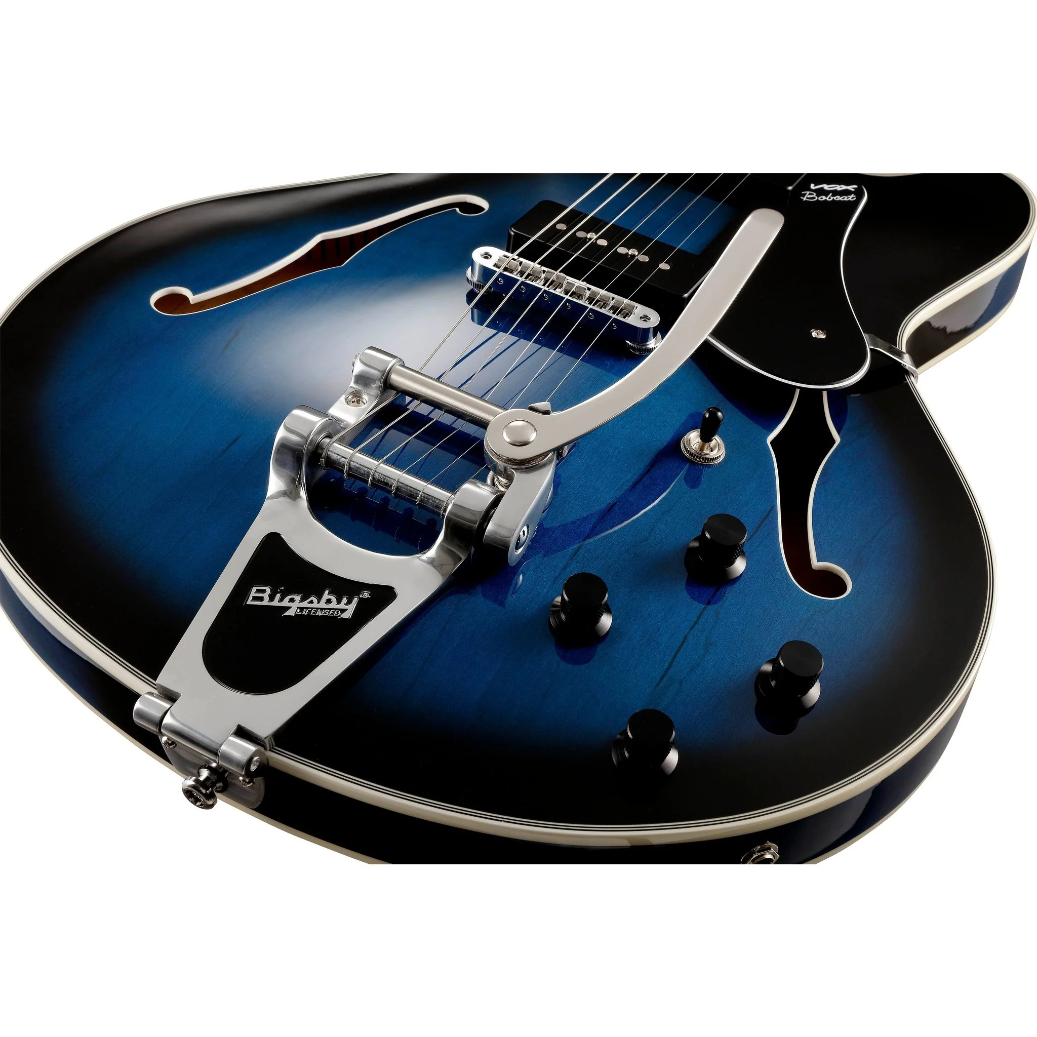 Bobcat V90 with Bigsby - Sapphire Blue - Image 3