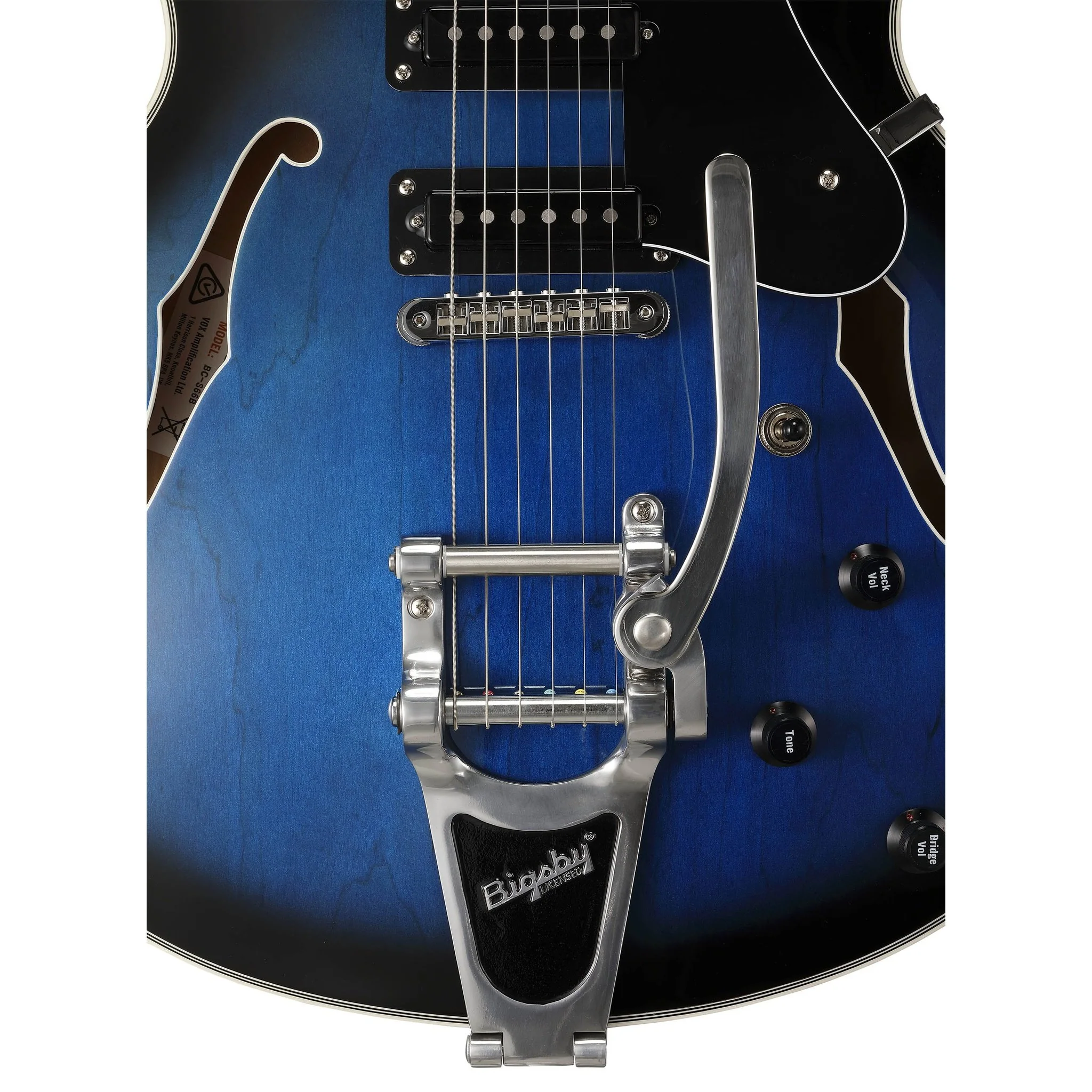 Bobcat S66 with Bigsby - Sapphire Blue - Image 3