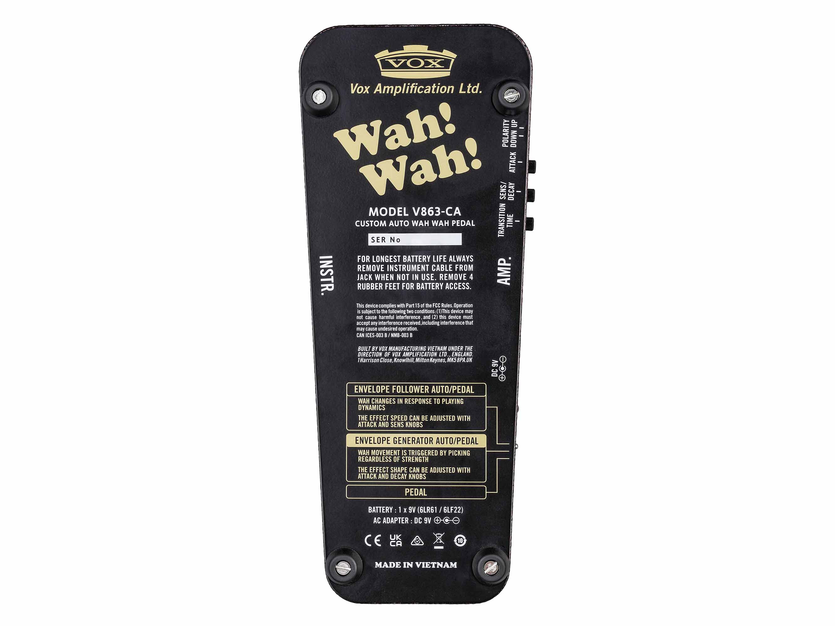 V863-CA Semi-auto Wah - Image 3